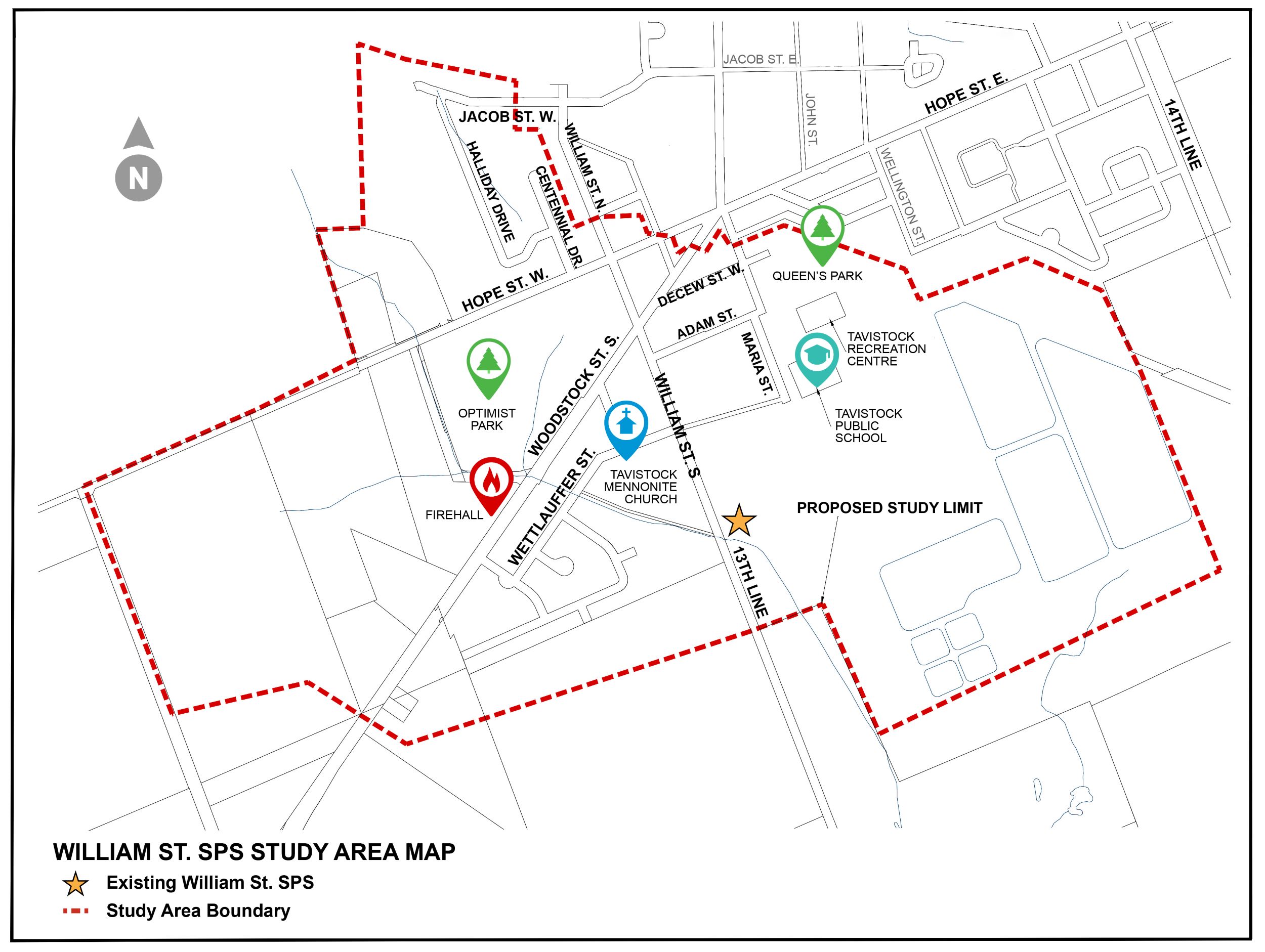 map of study area