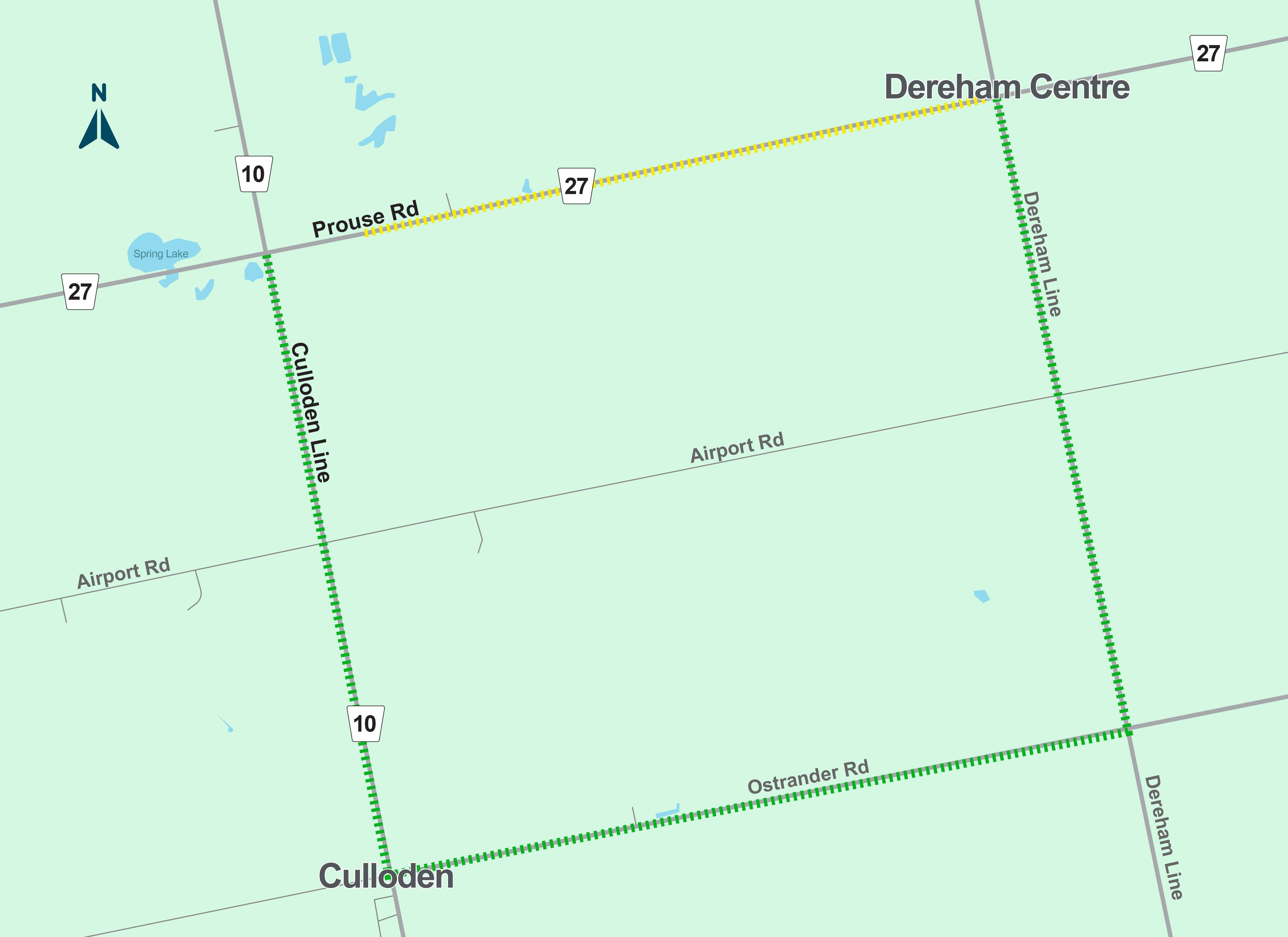 Oxford Road 27 culvert replacement detour route