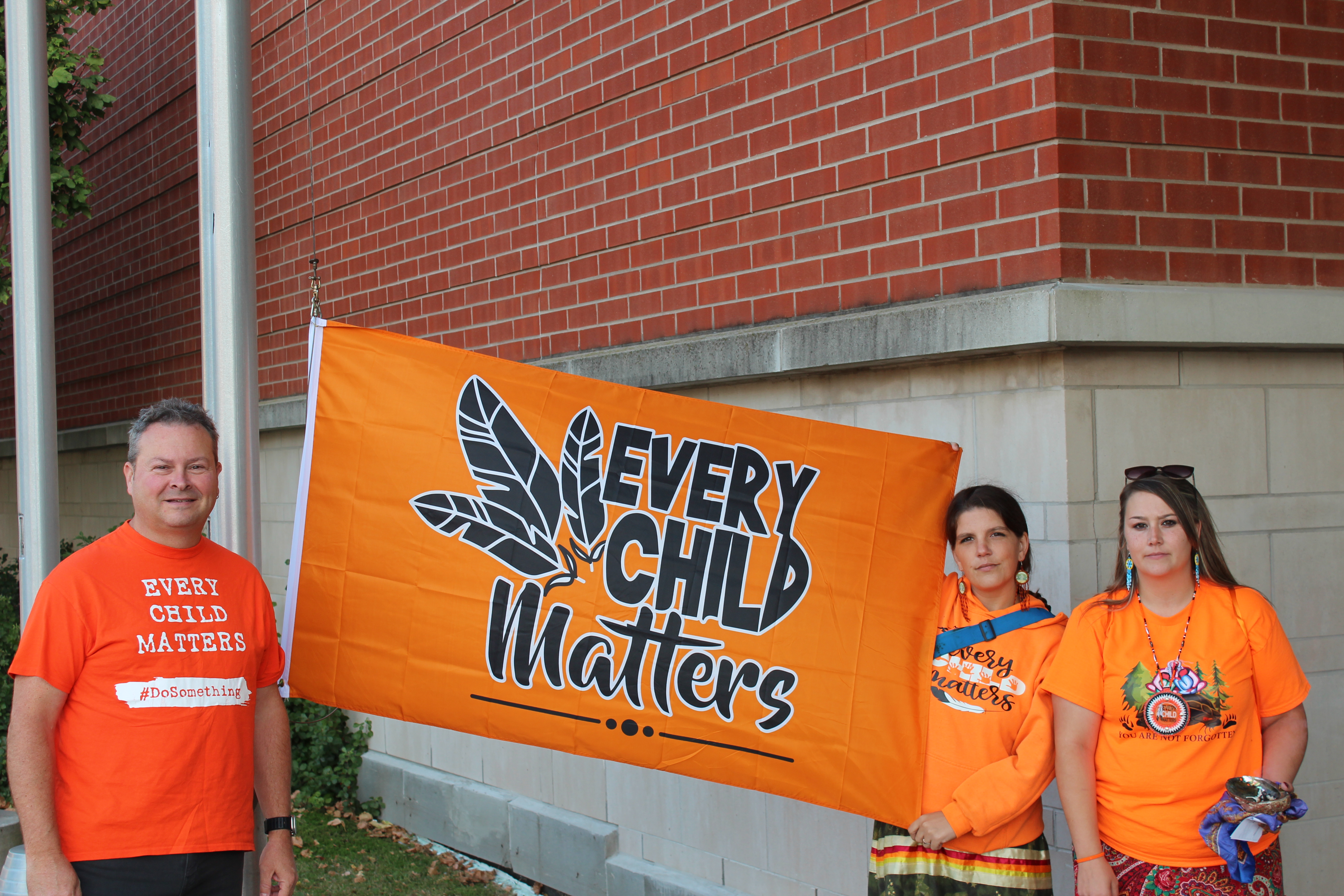 NDTR flag raising event with presenters