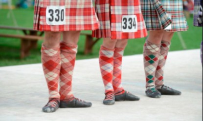 highland dancers