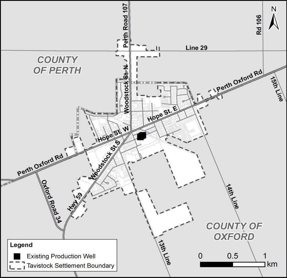 NOTICE Tav Well Study PCC1 map